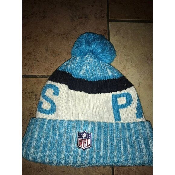 𝅺carolina Panthers New Era‎ Knit Hat - Picture 5 of 7